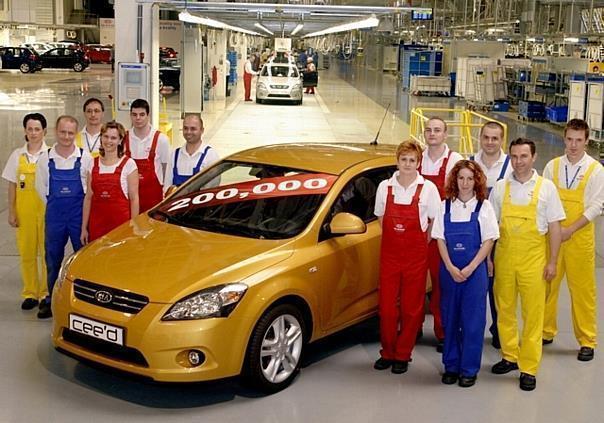 Der 200000ste Kia Ceed ist für einen Kunden in Deutschland bestimmt. Foto: Auto-Reporter/Kia